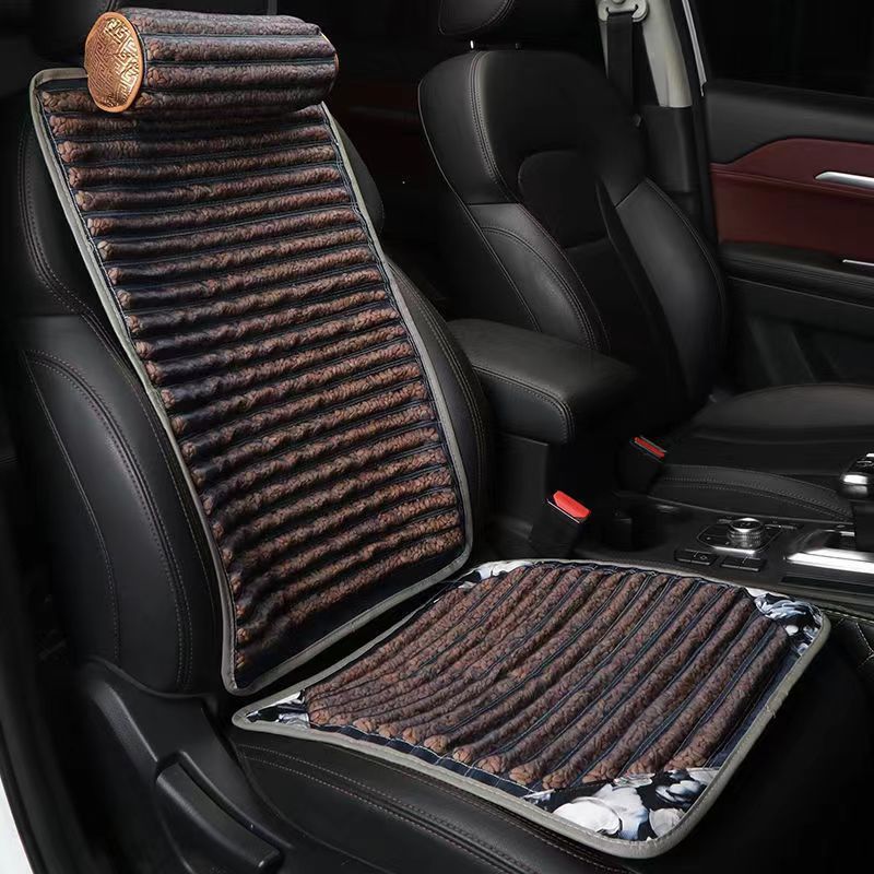 夏季汽车坐垫凉垫无夏天坐垫山楂籽屁垫子免绑三件套通用车五座