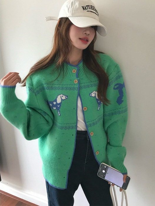 Retro cute sweater