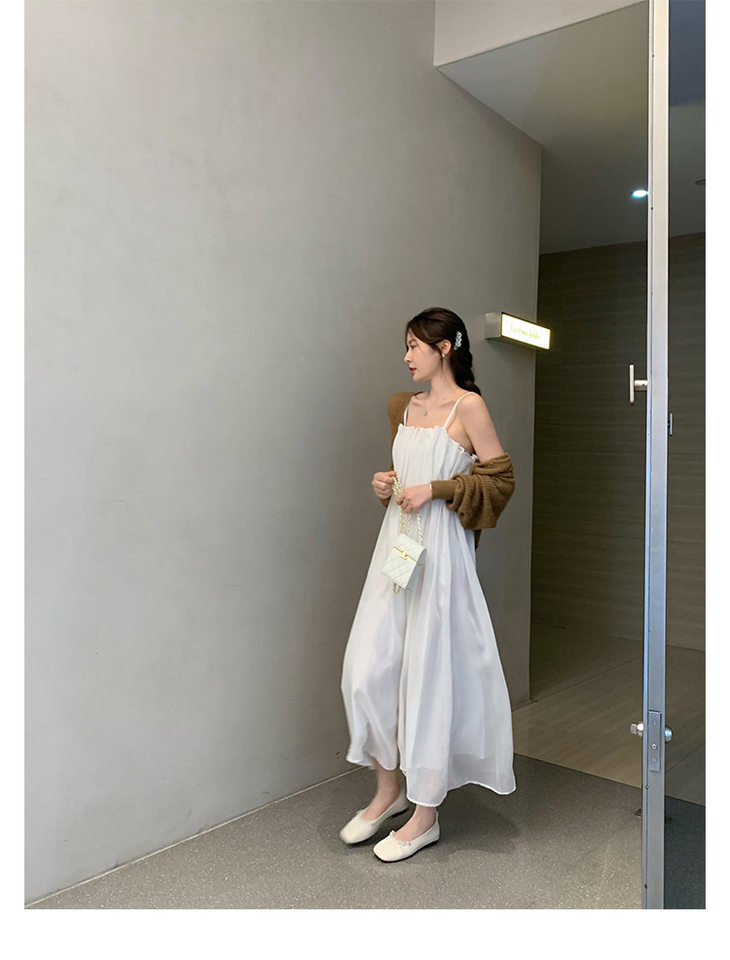 Giày búp bê nữ mũi vuông gót thấp đế mềm phối ngọc trai, kiểu Mary Jane thanh lịch — Màu nâu, Màu trắng, Màu đen chi tiết 44