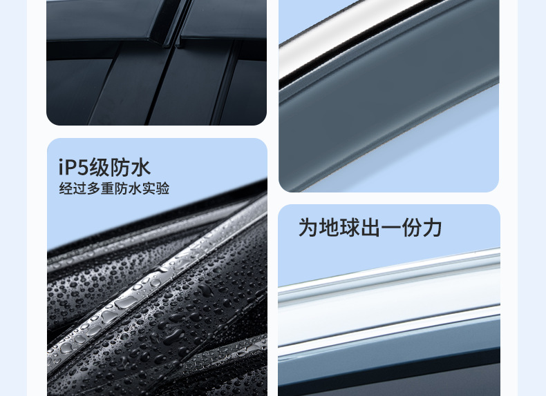 Suitable for 2026 Aion i60, rain and sun visors, complete set of car interior accessories, modification parts, car window rain visors, rain guards