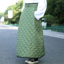 包邮电动车摩托新款挡风衣女防寒保暖护膝挡风裙加大冬季加赵之钱