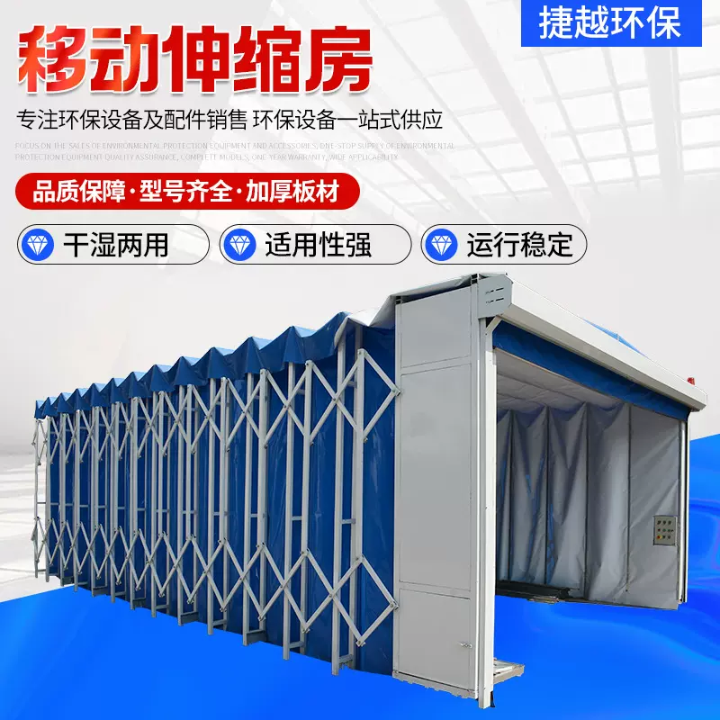 现货喷漆烤漆打磨一体设备无尘涂装室环保作业房大型可移动伸缩房