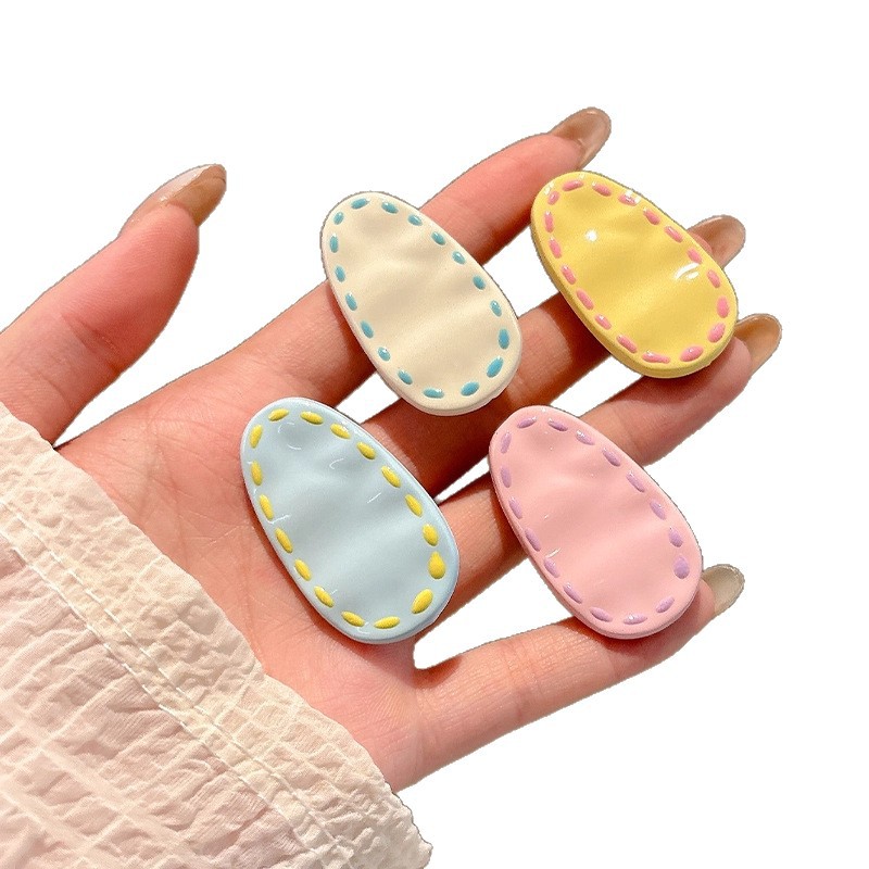 Horquilla de dopamina, clip de flequillo lateral de sensación de alto nivel femenino, tocado de horquilla de moda coreana, tocado de niña dulce de verano, tocado