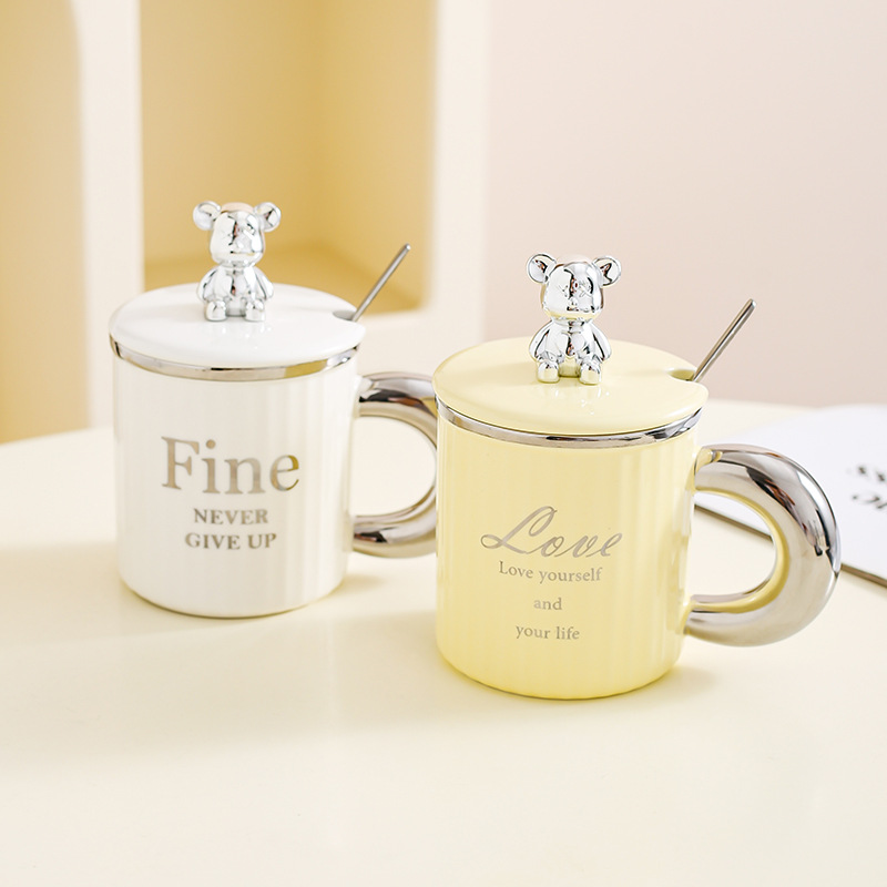 Creativo de la moda Nórdica regalo Oficina taza café Taza cerámica taza agua pareja estilo