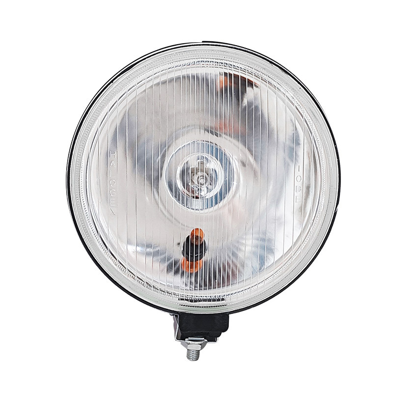 7.5inch Round Front Fog Lights with Plastic Printed Shade Cover Modified Work Lights Off-Road Vehicle Modified Lights
