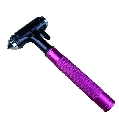 Device That Breaks Windows in – Qəza çəkici - km-46-fine-tungsten-steel-hammer-dark-violet