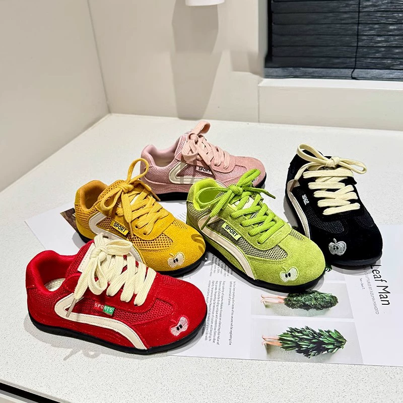 Детская кожаная обувь для декаунта 2025 весна и лето новая девушка обувь для девочек