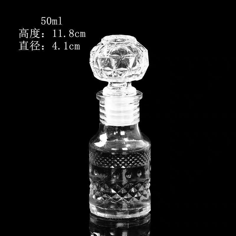 Fabricantes de vinos 50ml 1000ml botellas de prueba creativas botellas de vino rosado de diamante transparentes botellas de vino extranjero