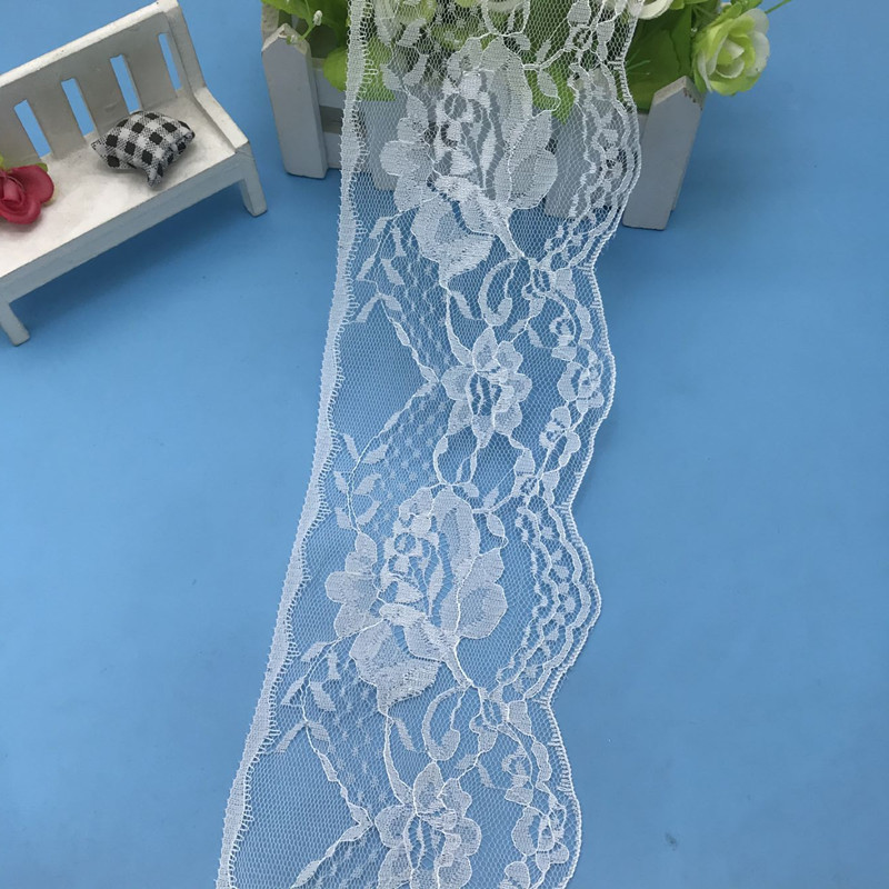 蕾丝花边福建厂家现货批发无弹力花边10.5厘米宽服装雨伞头饰辅料