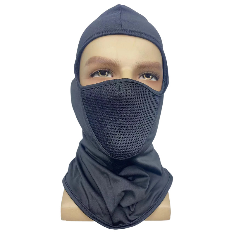 Cross-Border Cycling Helmet Face Shield Hood Outdoor Bicycle Sun Protection Sports Windproof Protective Breathable Mountain Bike Mask