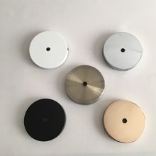 直边盘圆形底座底盘吊灯吸顶盘10CM金属灯饰灯具黑色配件厂家批发