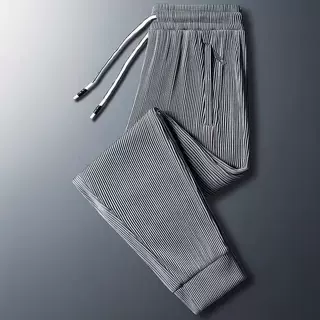 夏季透气工人劳保上班干活穿的裤子男运动凉感休闲长裤耐磨工作服
