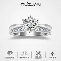 Европейский и американский новый маленький круглый ряд Mashi Stone S925 Серебряный 18-каратный золотой