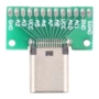 usb双面24pinpcb母头