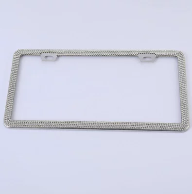 Frame Rhinestone Crystal License Plate Frame – License plate holder/license plate holder - claw-chain-drill