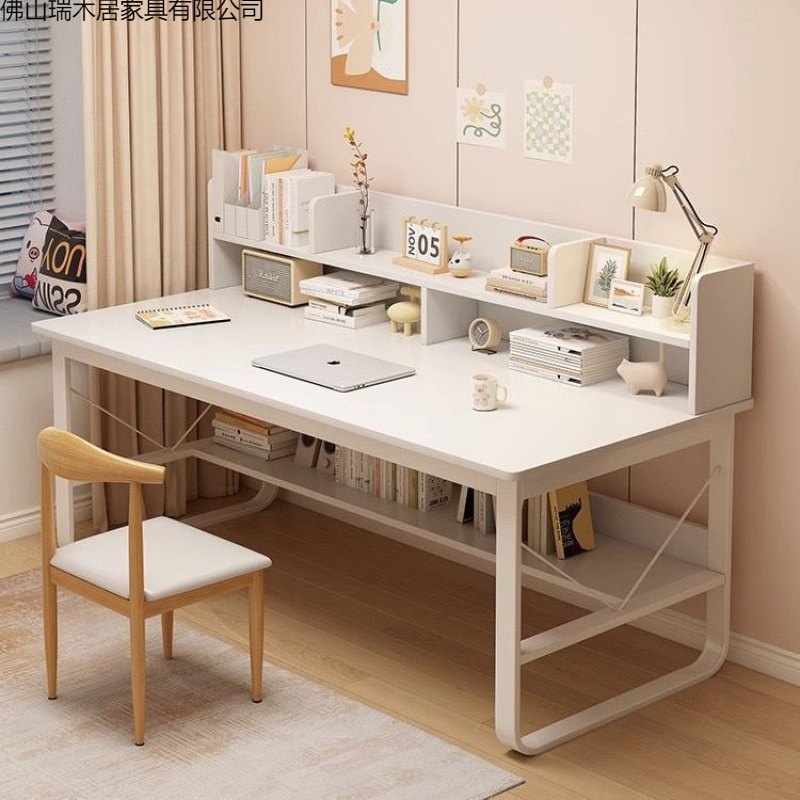 Computer Desk, Desktop Desk, Home Bookshelf, Integrated Bedroom Desk with Drawers, Student Writing Desk, Study Desk, Office Desk