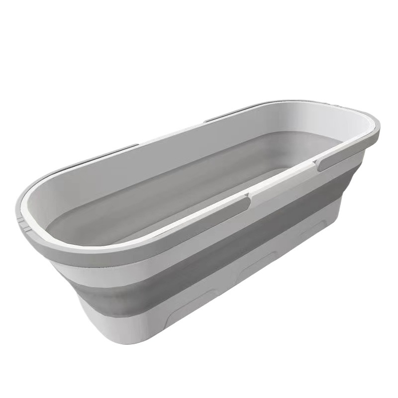 barril plegable rectangular doble mango tipo trapador plegable barril de almacenamiento de agua de gran capacidad no ocupa general tipo plegable image 6