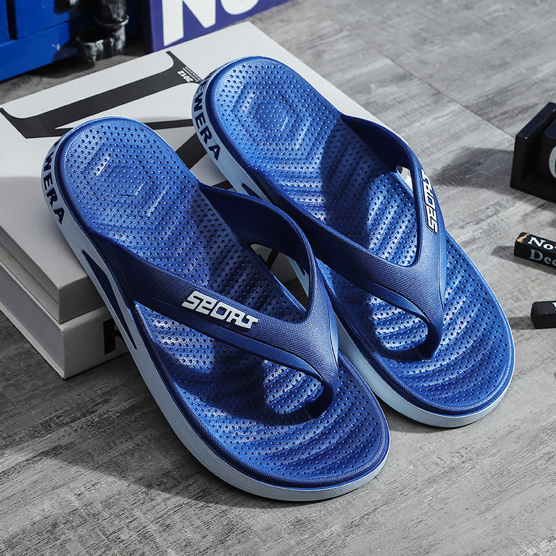 Pantofole personalizzate a spina di pesce per capispalla estivi sportivi casual Piedini con clip in PVC Sandali da spiaggia da uomo con fondo piatto_voghion.com