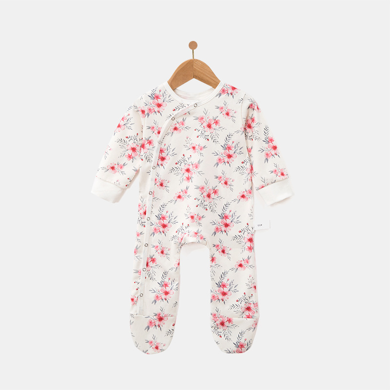 Comercio exterior, ropa de manga larga para bebés, ropa de botón de primavera y otoño, ropa de escalada de Amazon al por mayor.