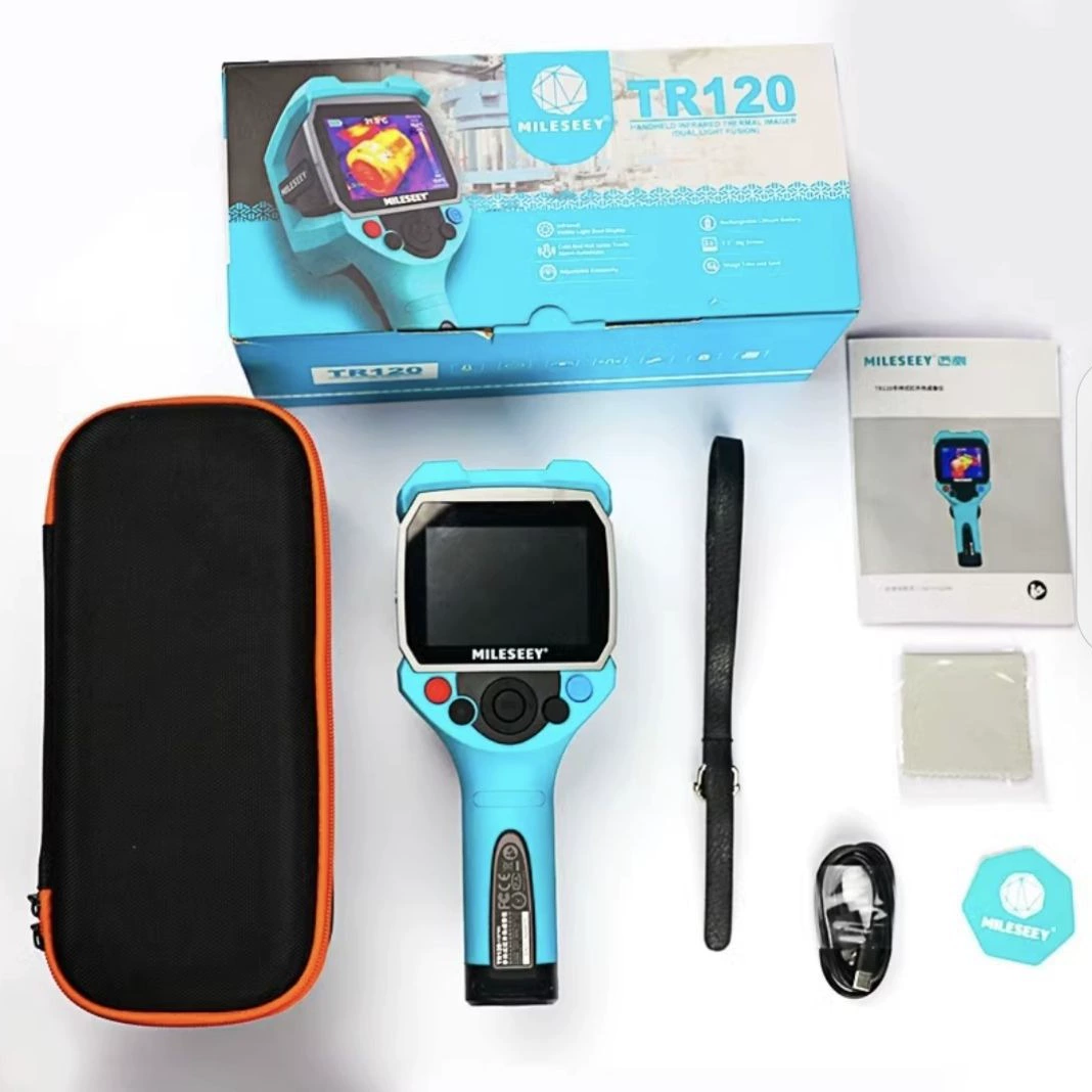 Измерение MILESEEY Инфракрасный тепловизор TR120 Двухфотографный инфракрасный тепловизор