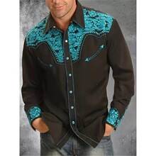 S 27804 Western Tribal Collar Shirt ����������� �羳ŷ����