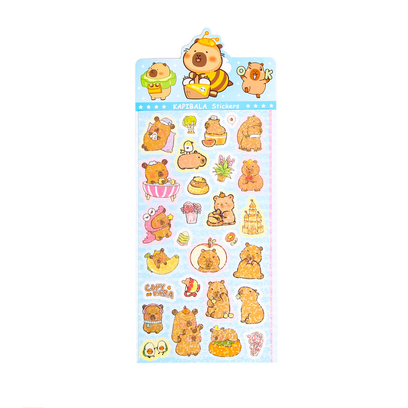 Pegatinas de tarjetas de alto valor facial pegatinas láser pegatinas de cuentas de dibujos animados delfines impermeables pegatinas decorativas DIY para niños