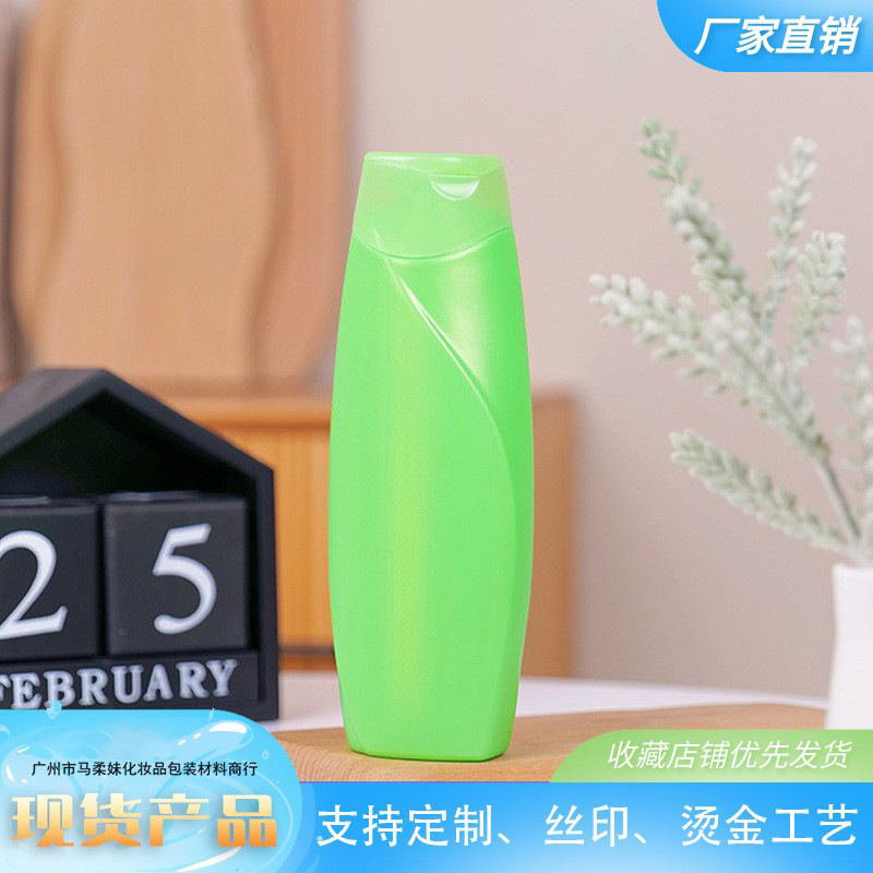 现货包材瓶400ml塑料瓶子PE日化化妆品200ml洗发水瓶子批发生产