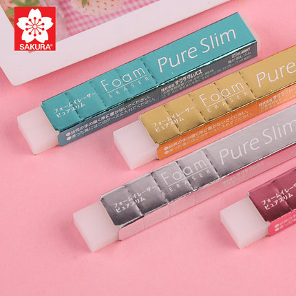 Japonés Sakura flor de cerezo papelería translúcido segmentado borrador arte Boceto limpio dibujo que no marca