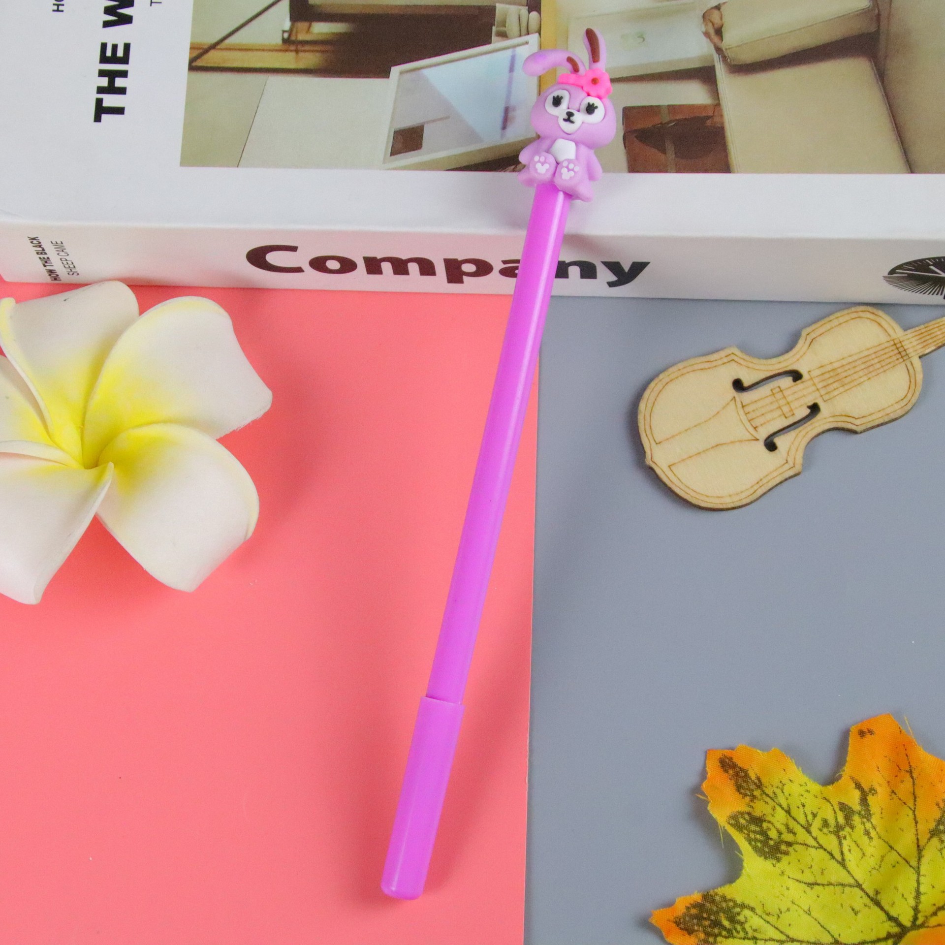 Conejo de dibujos animados pluma de gel papelería creativa estudiante Premio regalo herramienta de escritura pluma de agua pluma firma de oficina al por mayor