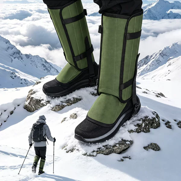 In-Stock Cross-Border Outdoor Gear: Anti-Snake Bite Foot Covers, Anti-Scratch Knee Pads for Hiking and Camping, Anti-Snow Shoe Covers