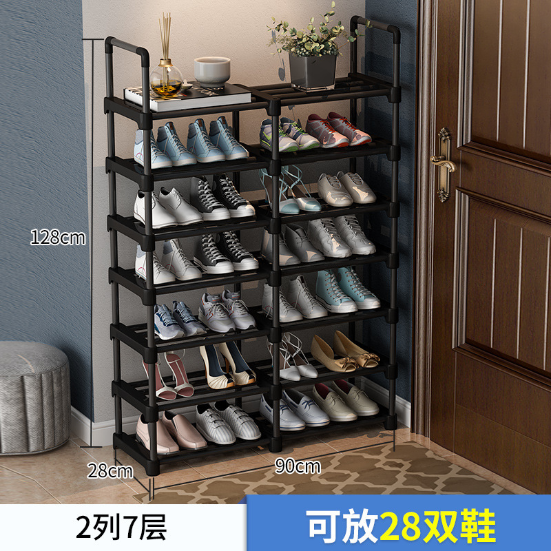 クロスボーダーの人気組立特大多機能組立多層物置棚家庭用寝室の入り口の簡易靴棚|undefined