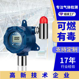 液化气硫化氢气体报警探测器氨气检测可燃固定式有毒气体泄露检测