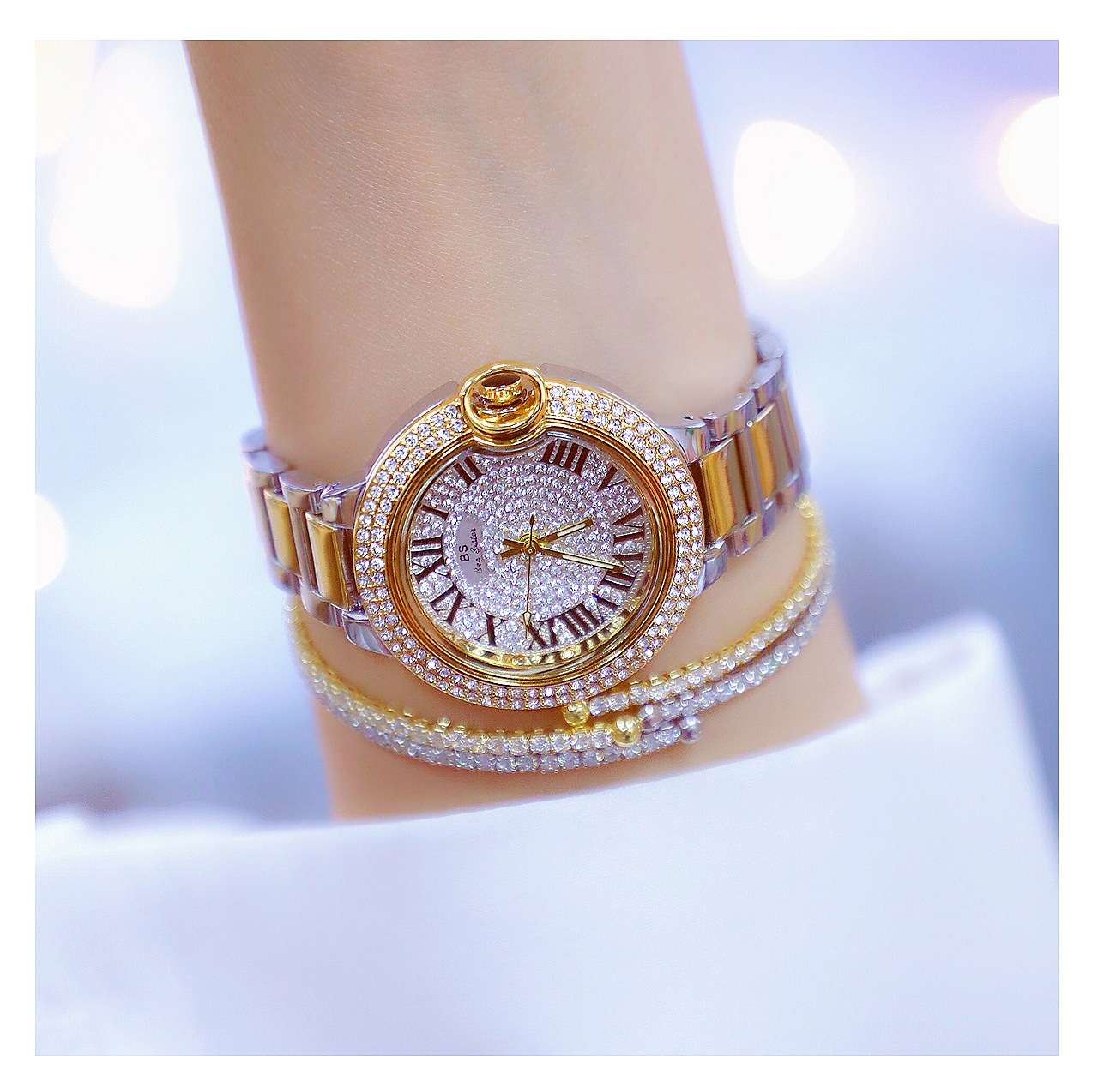 100g Weight Tempered Glass Mirror Material Alloy Strap Material Watch Classification Pointer+Number Display Type Jewelry Buckle Buckle Style Round Dial Shape Casual, Daily Occasion Quartz Movement Solid Color Pattern Women's Gender Simple Style, Classic Style Style Simple Style Classic Style Solid Color Jewelry Buckle Quartz Watch Women's Watches 14
