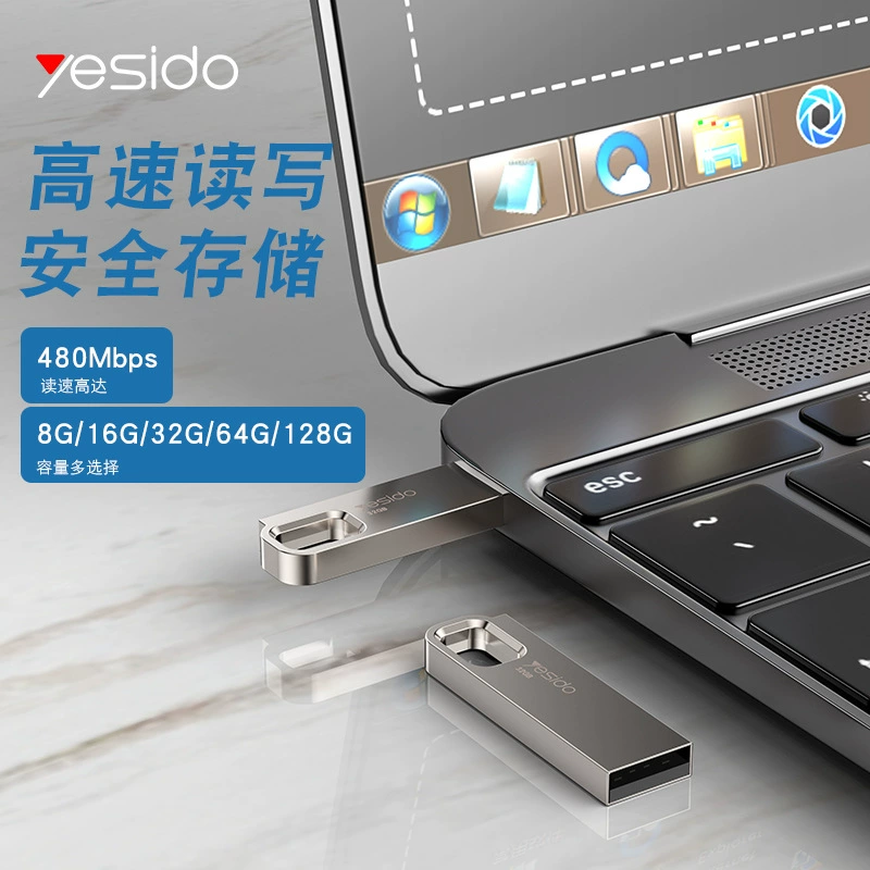 USB флеш-накопитель, металлический ноутбук, 8Г, 128Г, подарок на день рождения, 32Г, оптовый продажа, (перекрестная торговля)