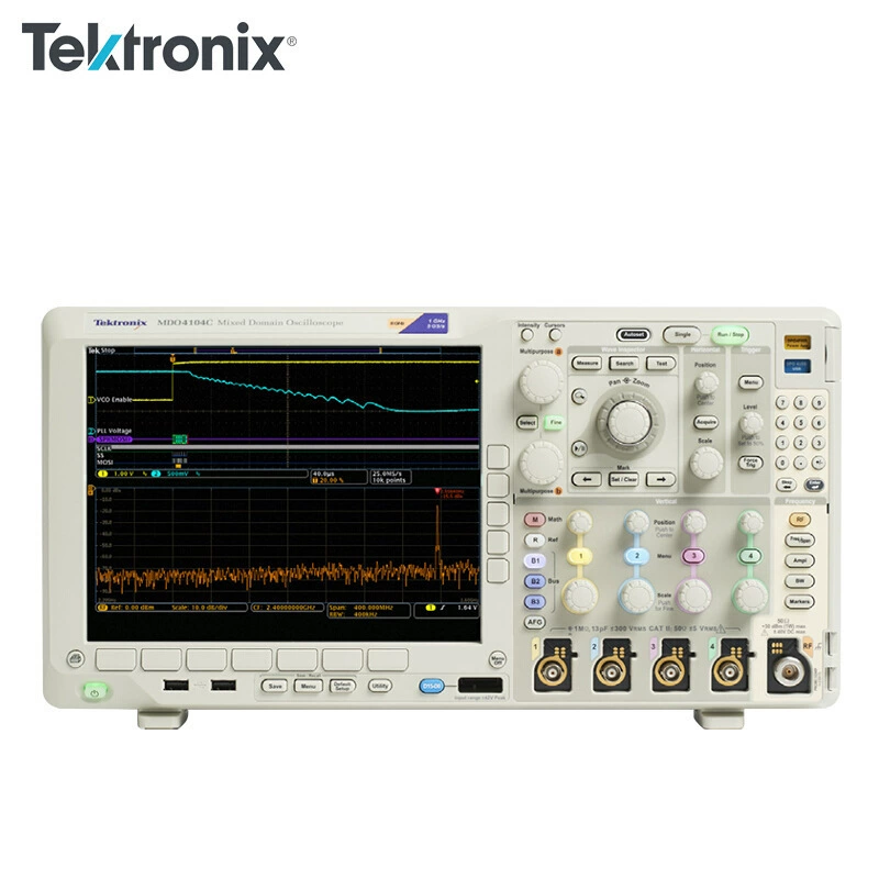 Tektronix Tektronix Осциллограф смешанного домена MDO4024C 4034C 4054C 4104C Четыре канала