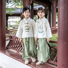 New style ethnic minority performance dress for girls, featuring Miao, Zhuang, and Tujia patterns with Hanfu style, for spring, inspired by Western Regions princess.