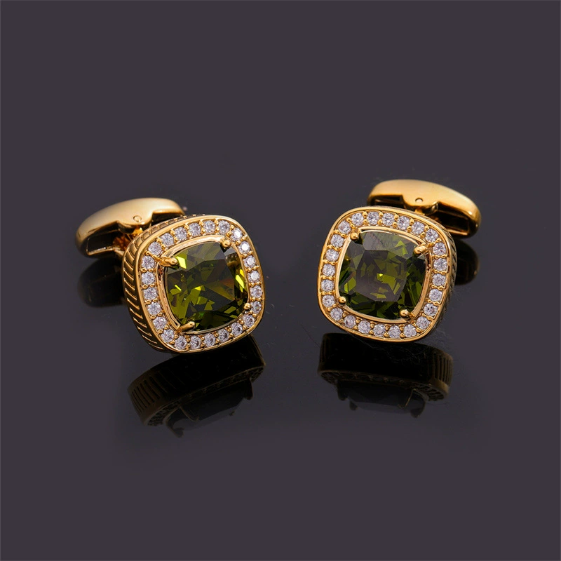 Zirconium, diamond shirt, light luxury style, french style, with gem, (Cross-border trading)