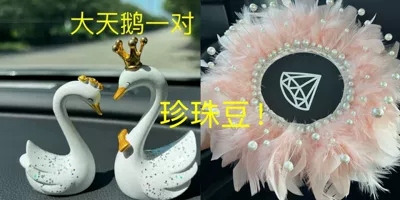 Car ornaments: Cat Diamond Car Ornaments Kt - 87-anti-slip-mat-swan
