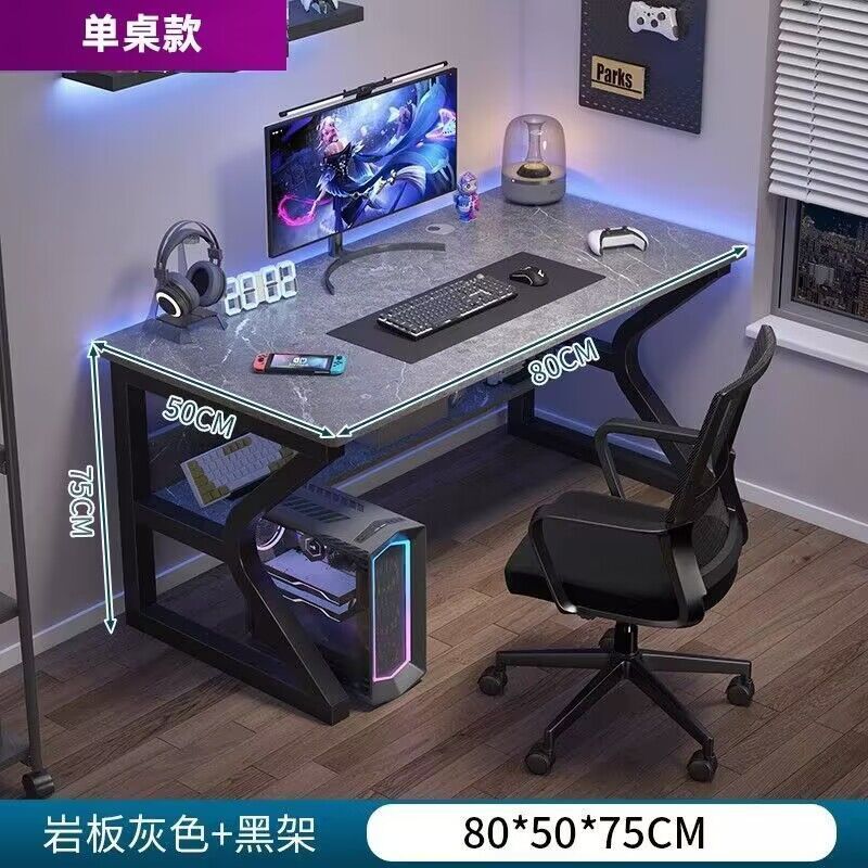 コンピュータデスクオフィスデスクトップeスポーツホームシンプルな寝室テーブルシンプルモダンデスクライティング学生デスク|undefined
