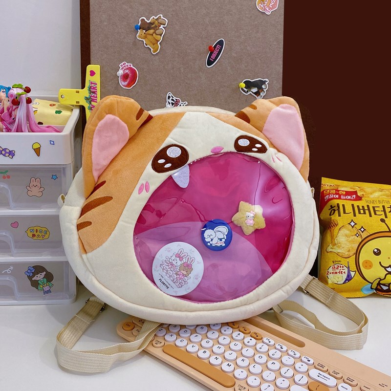 Japanese Style Cute Plush Shoulder Bag 2025 New Cartoon Cat Two-dimensional Pain Bag All-match Girl Crossbody Bag Japanese Style Cute Plush Shoulder Bag 2025 New Cartoon Cat Two-dimensional Pain Bag All-match Girl Crossbody Bag