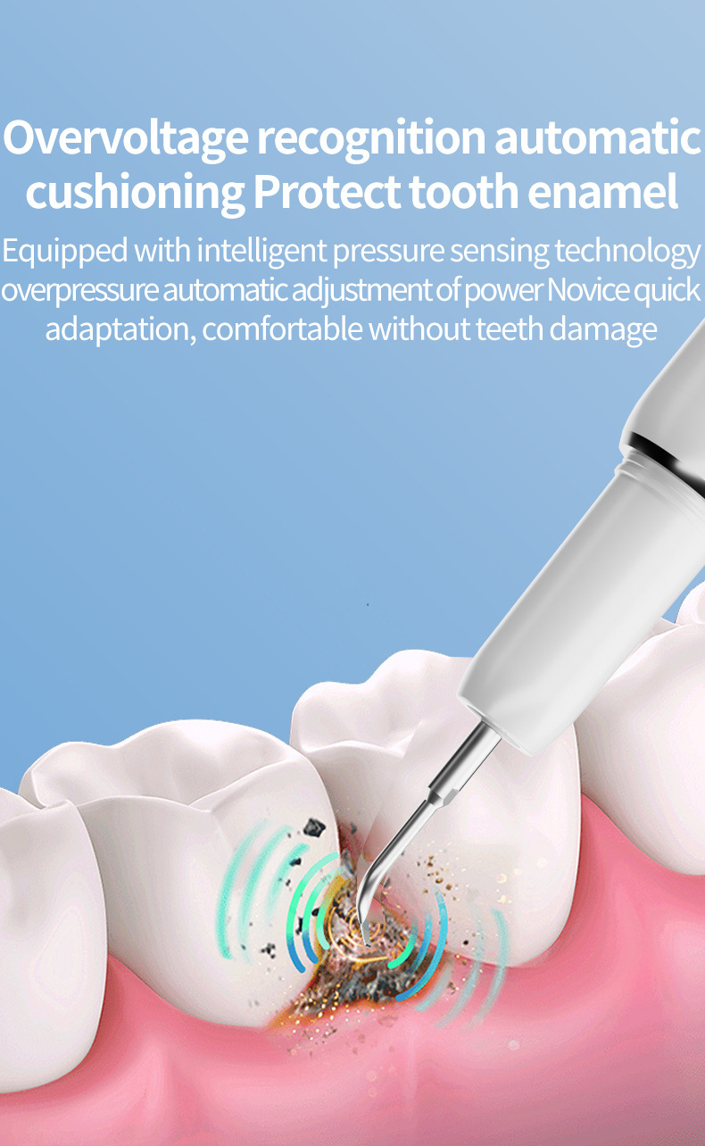 Electric tooth cleaner multifunctional handheld teeth cleaning device
