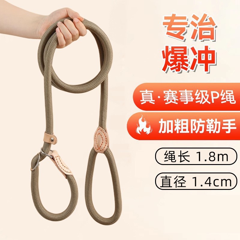 Cuerda para perros a prueba de explosiones, cadena P, cuerda de tracción para pasear perros, cadena para perros, cadena para perros, perro mediano y grande, cuerda para perros a prueba de explosiones, cuerda para perros