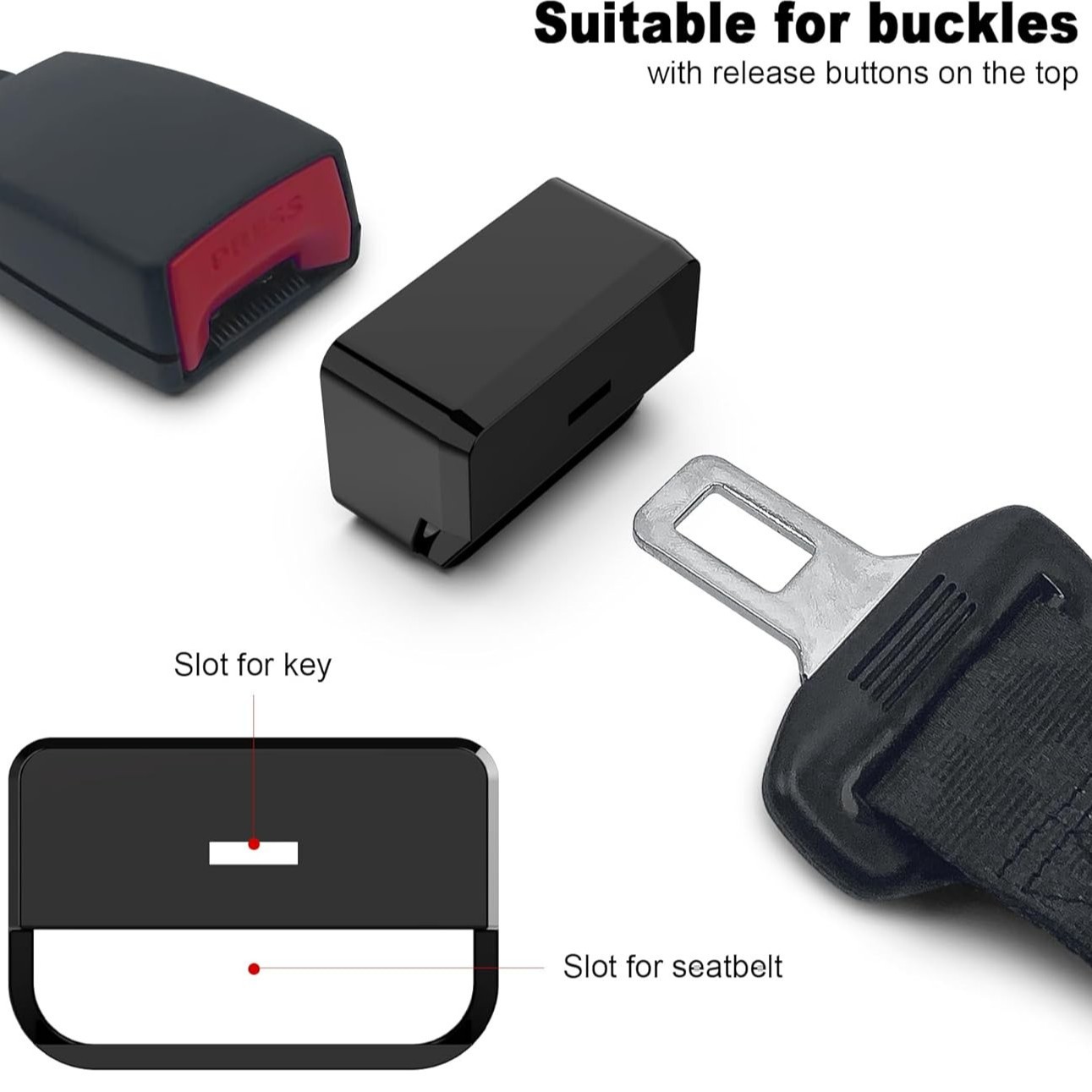 Cross-Border Car Seat Belt Buckle Protective Cover to Prevent Children and Special Groups from Unscrewing the Seat Belt Fastener Wholesale