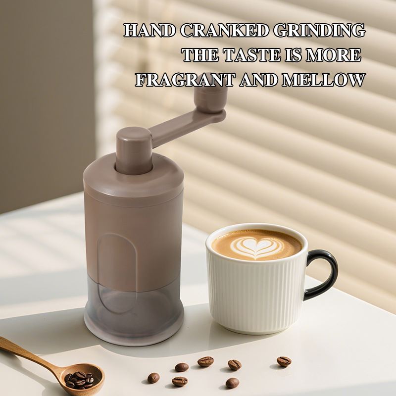 [Hand-Cranked Coffee Grinder] Coffee Bean Grinder Washable and Adjustable Thickness Hand-Ground Coffee Powder