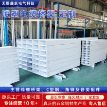 镀锌喷塑电缆梯式桥架防火阻燃管箱厂家槽式托盘式桥架批发