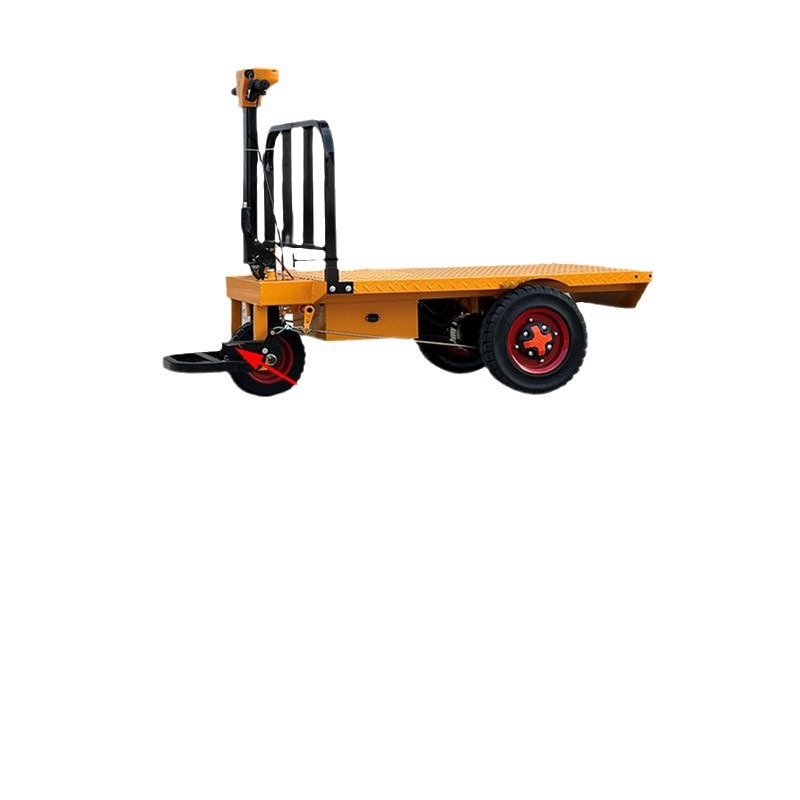 Camión basculante de ladrillos de construcción de carga de transporte eléctrico de tres ruedas de carro de transporte de placa plana de cría y alimentación de otros