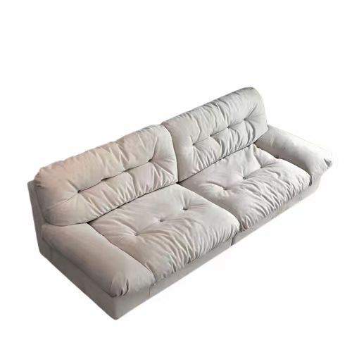 Transfronterizo exclusivo sofá crema Fengyunduo nórdico italiano minimalista pequeño apartamento sala de estar sofá de tela de tres asientos