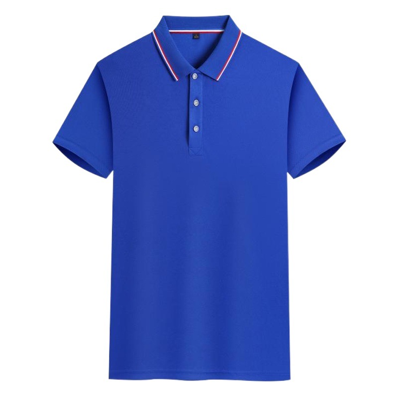 Summer Short-Sleeved Polo Shirt Factory Corporate Uniform Custom Lapel T-Shirt Printed Logo Group Event Cultural Advertising Shirt