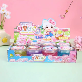 新款熊仔泡泡泥气泡胶大罐彩泥幼儿园益智手工玩具diy不粘手泡泡