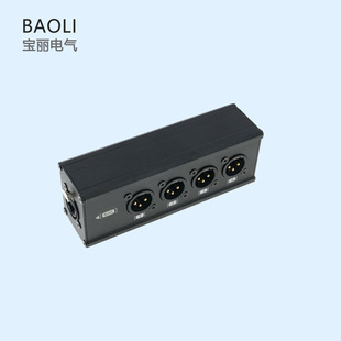 4 ͨ�� 3Pin XLR �D RJ45 ��̖��ݔ�� ��̨ DMX512 ���z���^�W�j